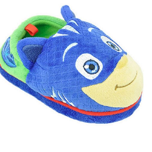PJ Masks Boys Slippers Catboy and Owlette (5/6) Green Blue - Picture 2 of 3